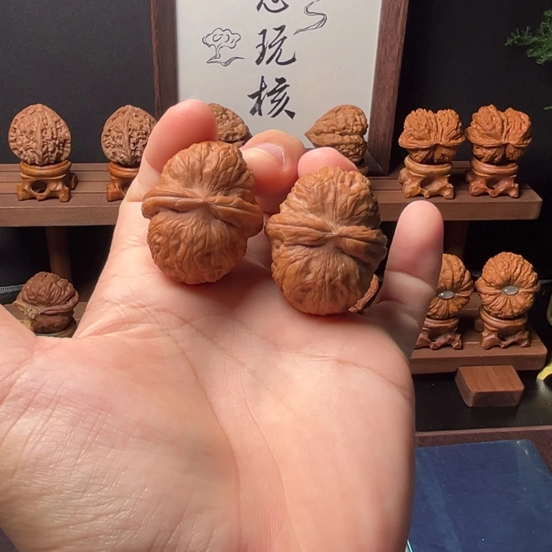 核桃37mm肚，全品平谷元宝，一物一图