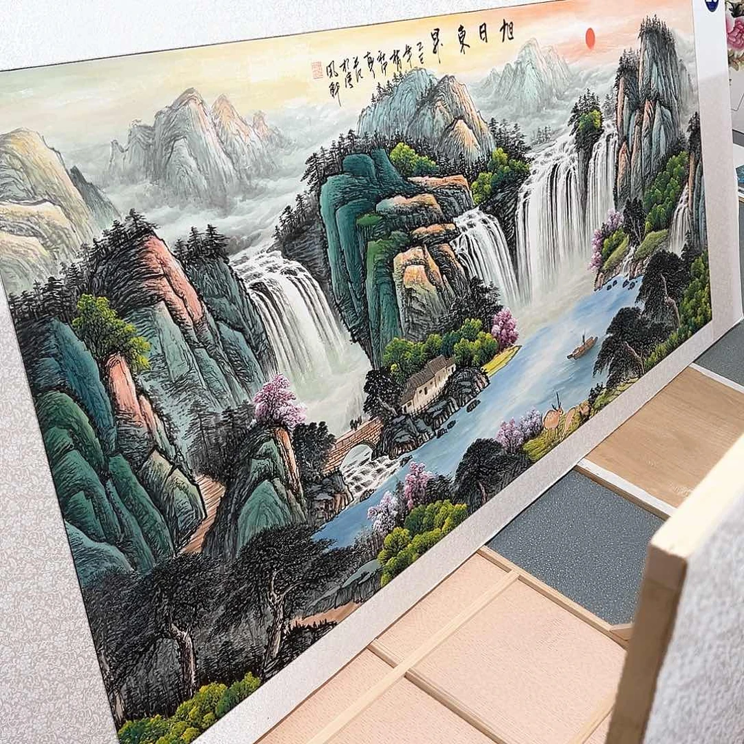 德***芙国画手绘保证假一罚万