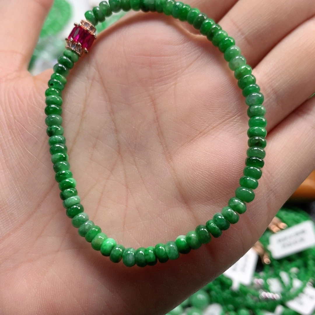 翡翠未镶嵌手链翡翠