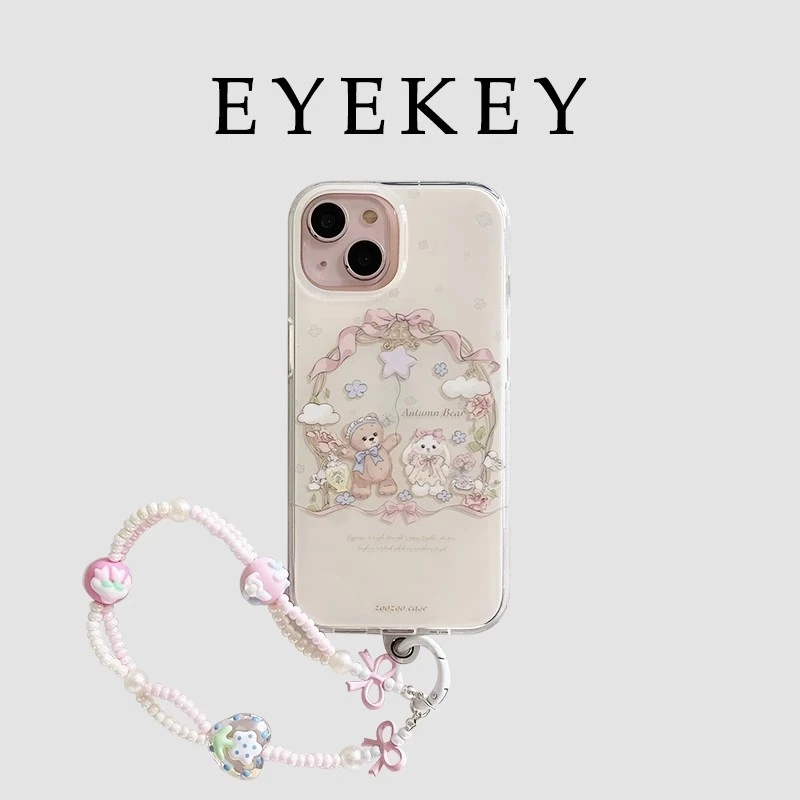 夏日小狗支架适用iPhone1715手机壳16promaxR/78plus/11/12xs