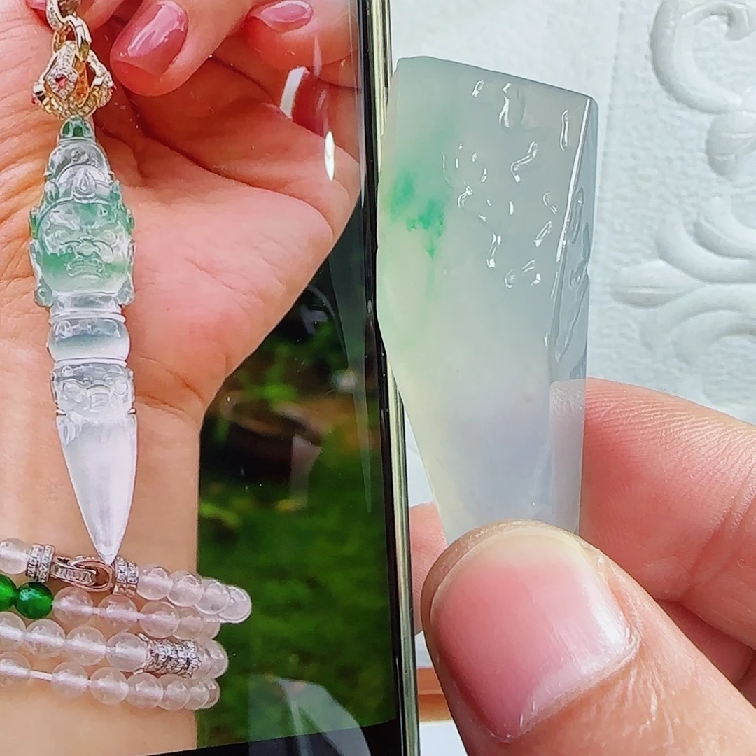 定制翡翠未镶嵌缅甸天然a货翡翠含老师工艺