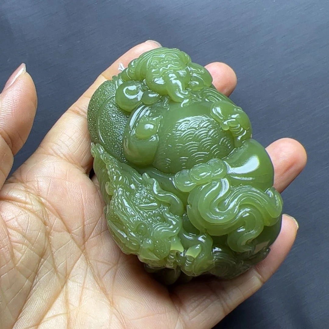 和田玉未镶嵌把件L*g