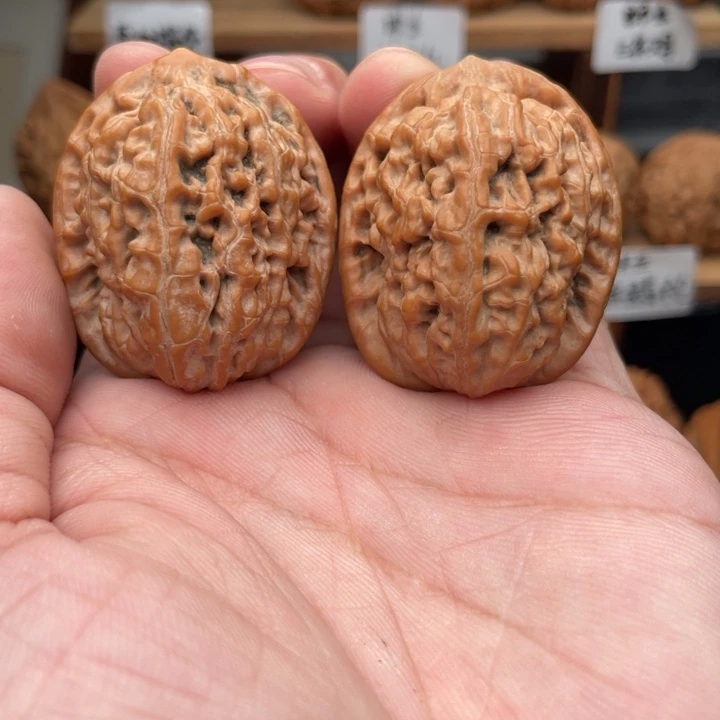 飞***霄把件文玩核桃莲花原树