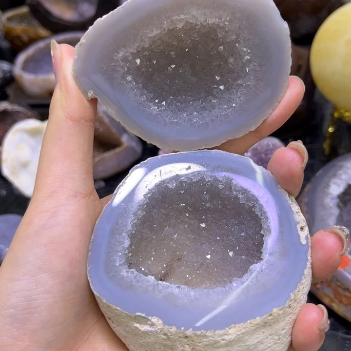 未镶嵌发饰水晶白晶盆
