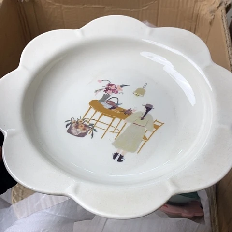 盘陶瓷制品满25拼单发货默认微瑕