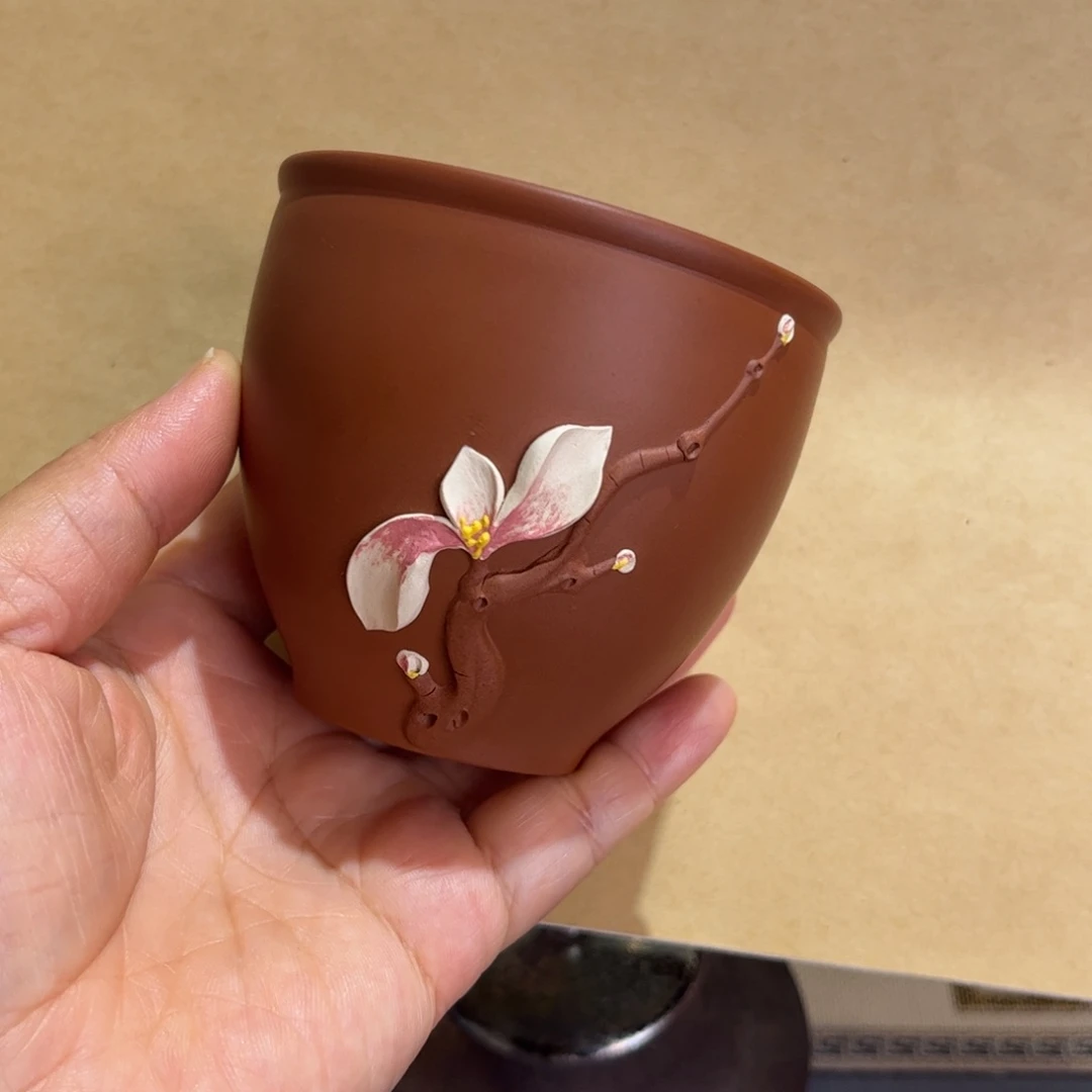 杯建水紫陶复烧主人杯150cc