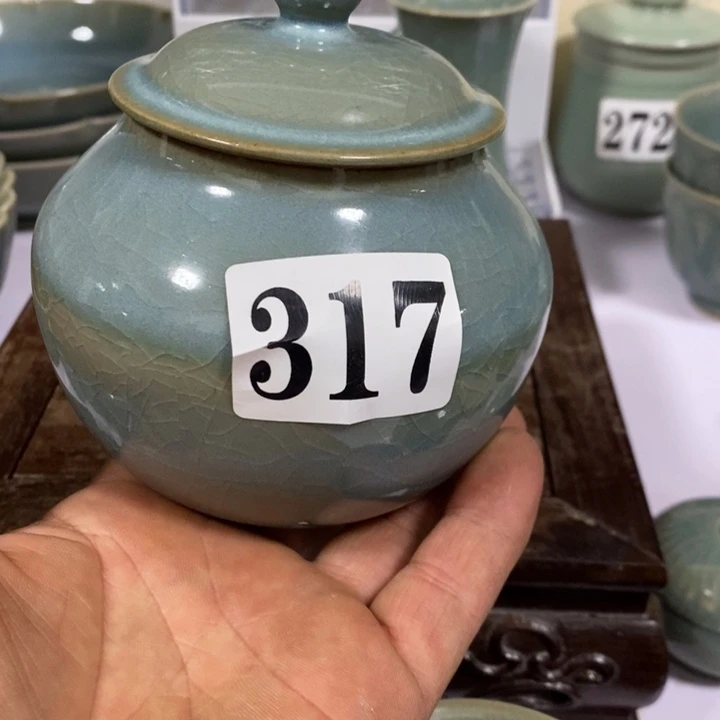 瓷摆件原矿釉原产地汝瓷微瑕