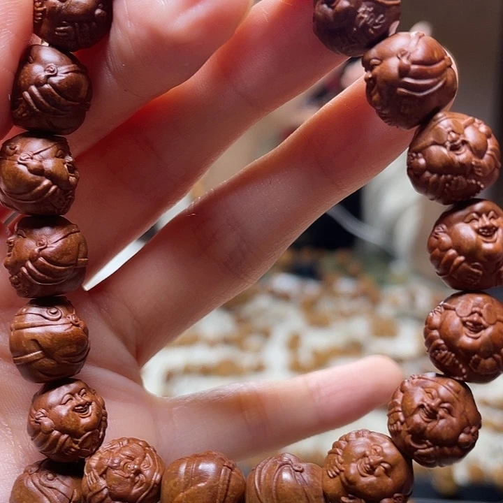 手串/手链橄榄核龙纹桃核 财迷