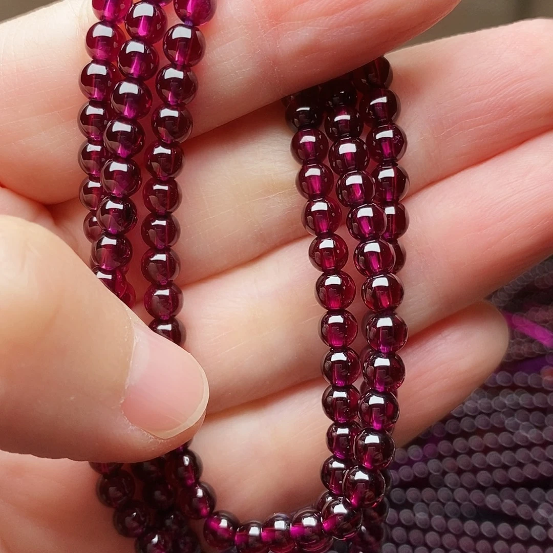 手链石榴石未镶嵌卡4.3