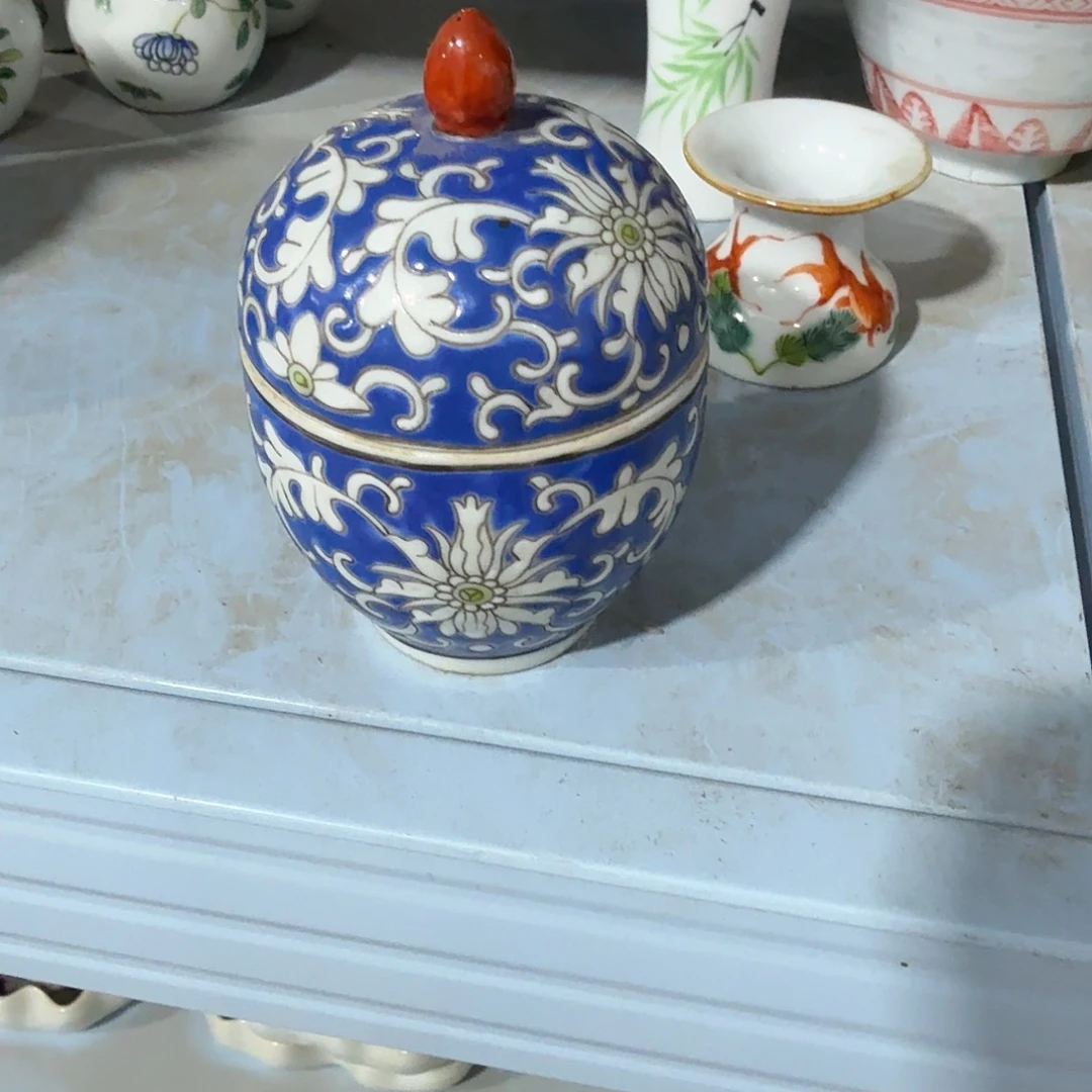 瓷片摆件手绘瓷器处理