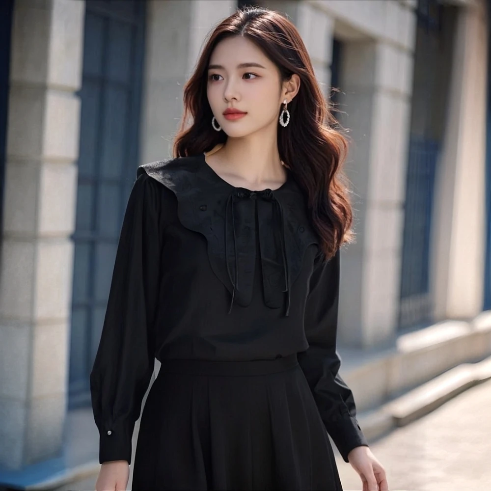 魔】剪标25春品牌折扣新中式重工提花披肩莱赛尔开叉小衫上衣女258