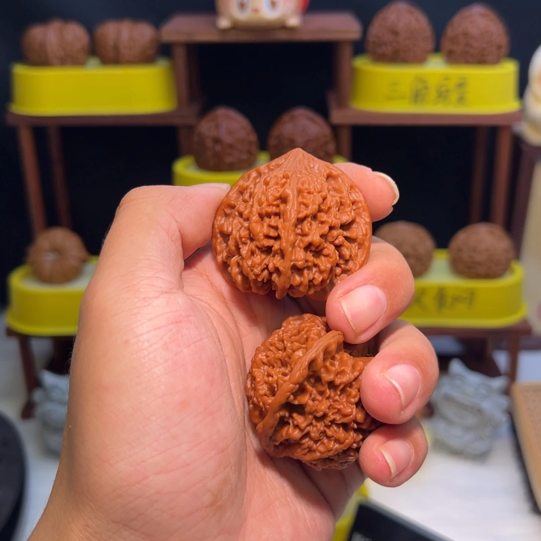 道***-吊坠文玩核桃全品44.5满天星