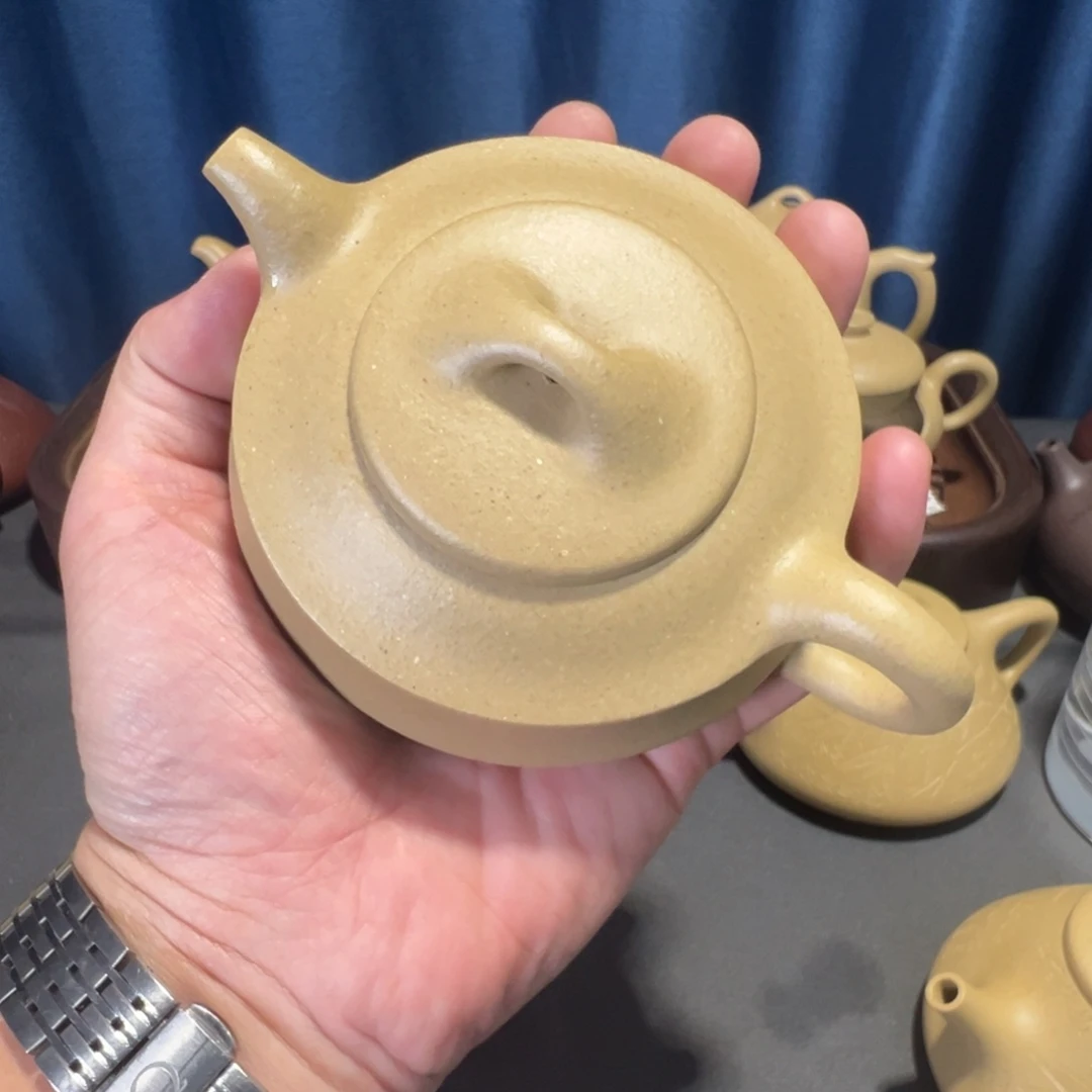 茶壶紫砂梨皮汉扁