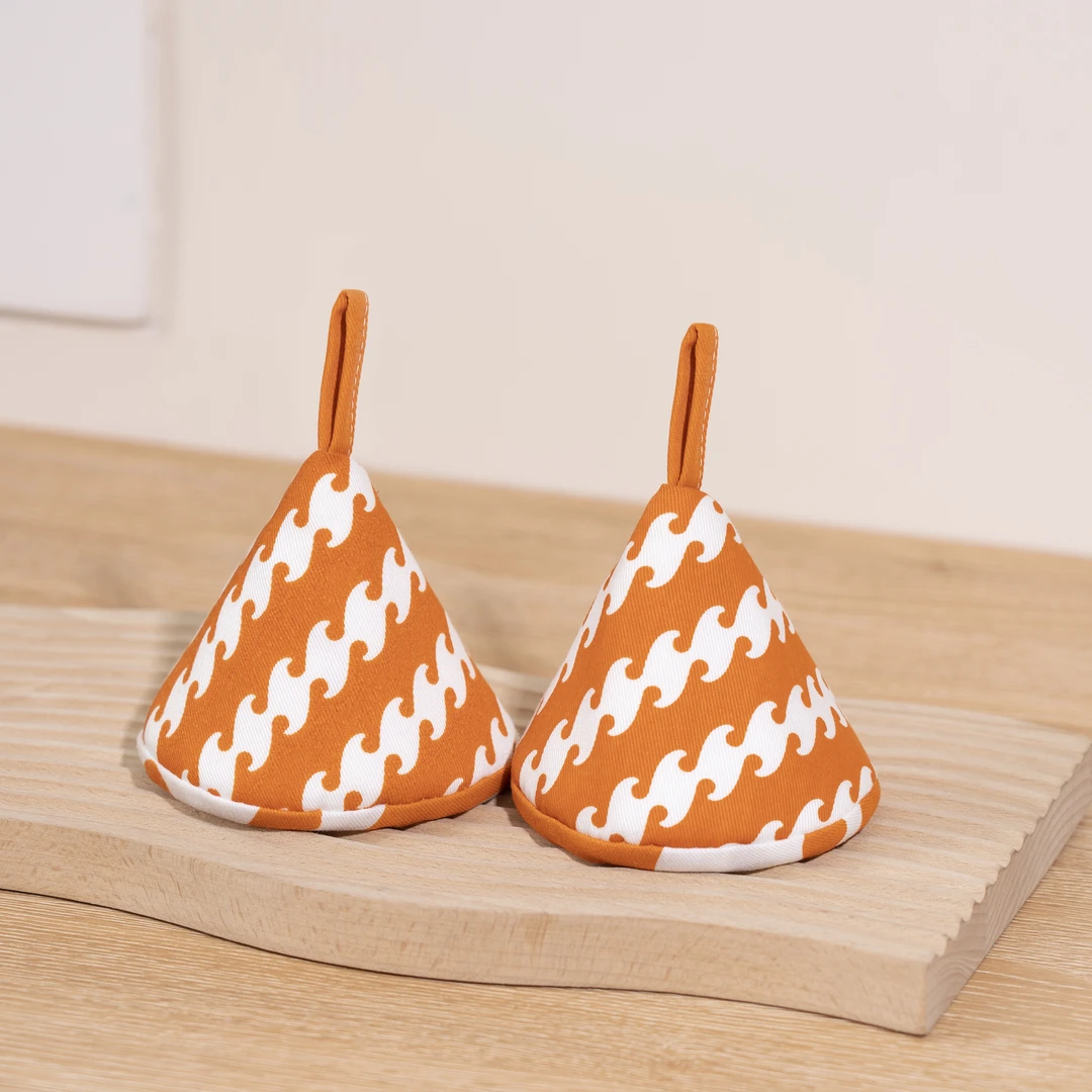 YANZAO/焱造【新款火焰纹】锅盖帽三角防烫帽耐高温隔热加厚