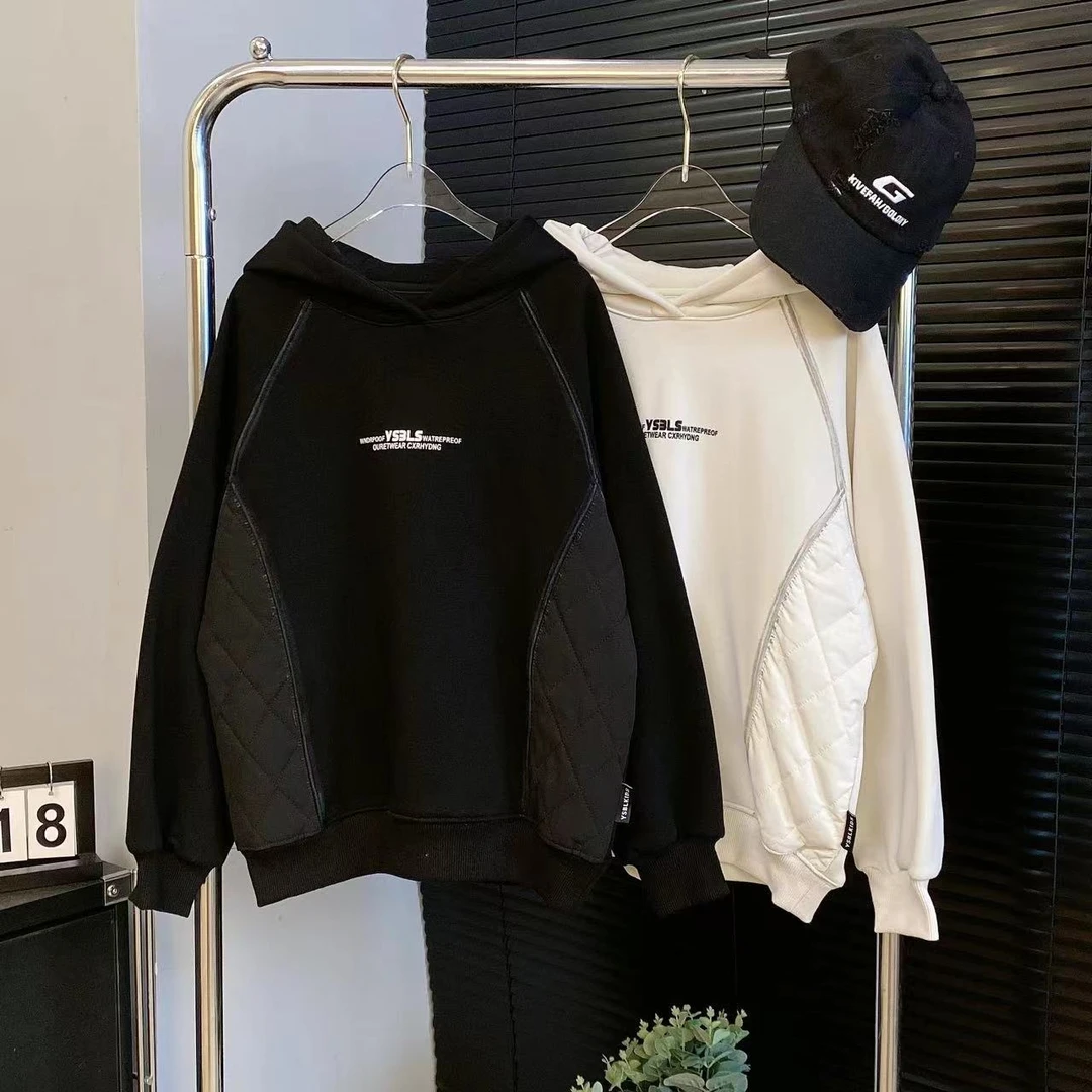 【嘟妈童装】男童冬季加绒帽衫儿童加厚连帽卫衣潮3601