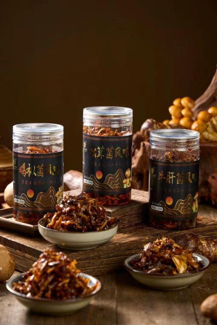 【大营牧场】云南特产松茸鸡枞牛肝三种口味250*3即食油炸食用菌