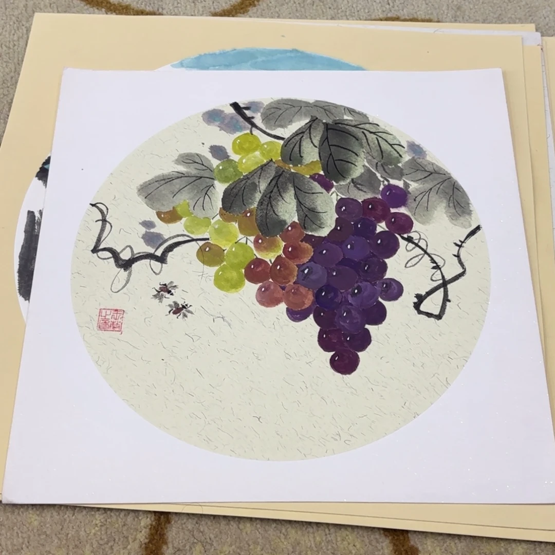 国画33-33卡纸作品艺