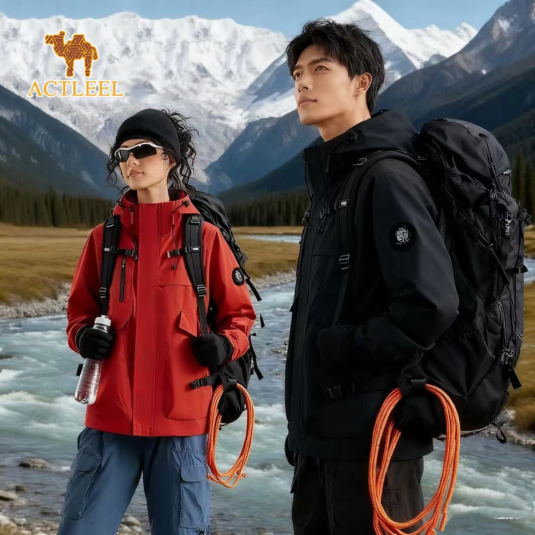 ACTLEEL夹克男女同款春秋户外运动休闲防水防风骑行钓鱼登山外套