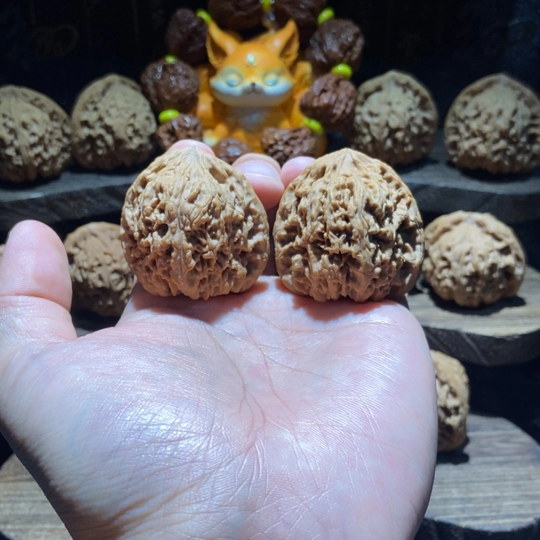 牵***手把件文玩核桃涿鹿南将石