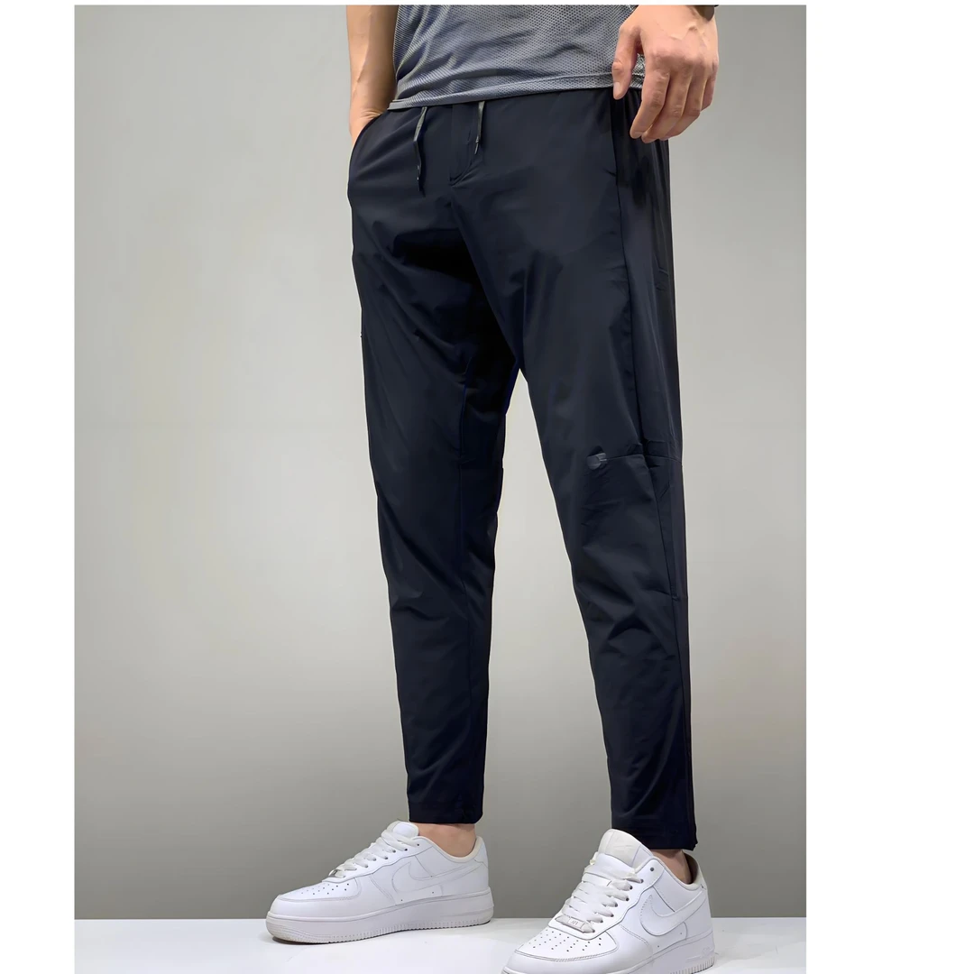 户外运动速干弹力裤男士休闲裤薄款夏季百搭透气