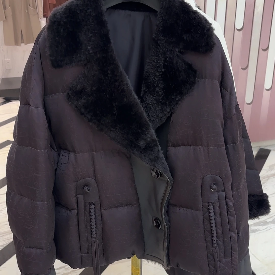 凯撒世家短款鹅绒服