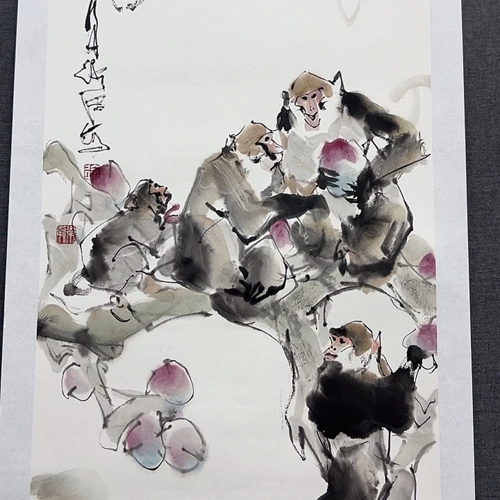 水彩书画作品多次