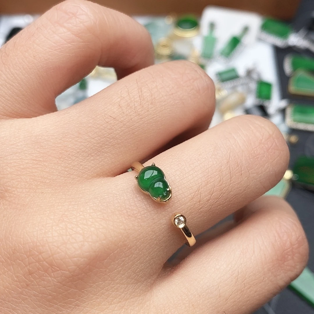 翡翠银S925镶嵌颈饰