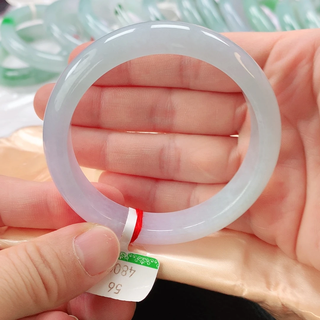 翡翠未镶嵌手镯缅甸A货翡翠手镯