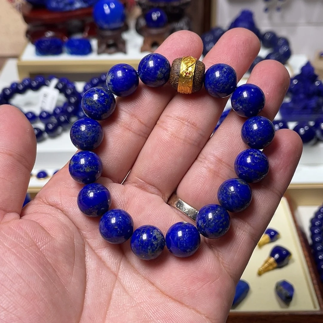 青金石未镶嵌福利12mm手串