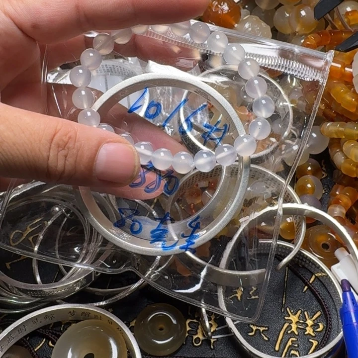 玛瑙/玉髓颈饰合金秋*1016