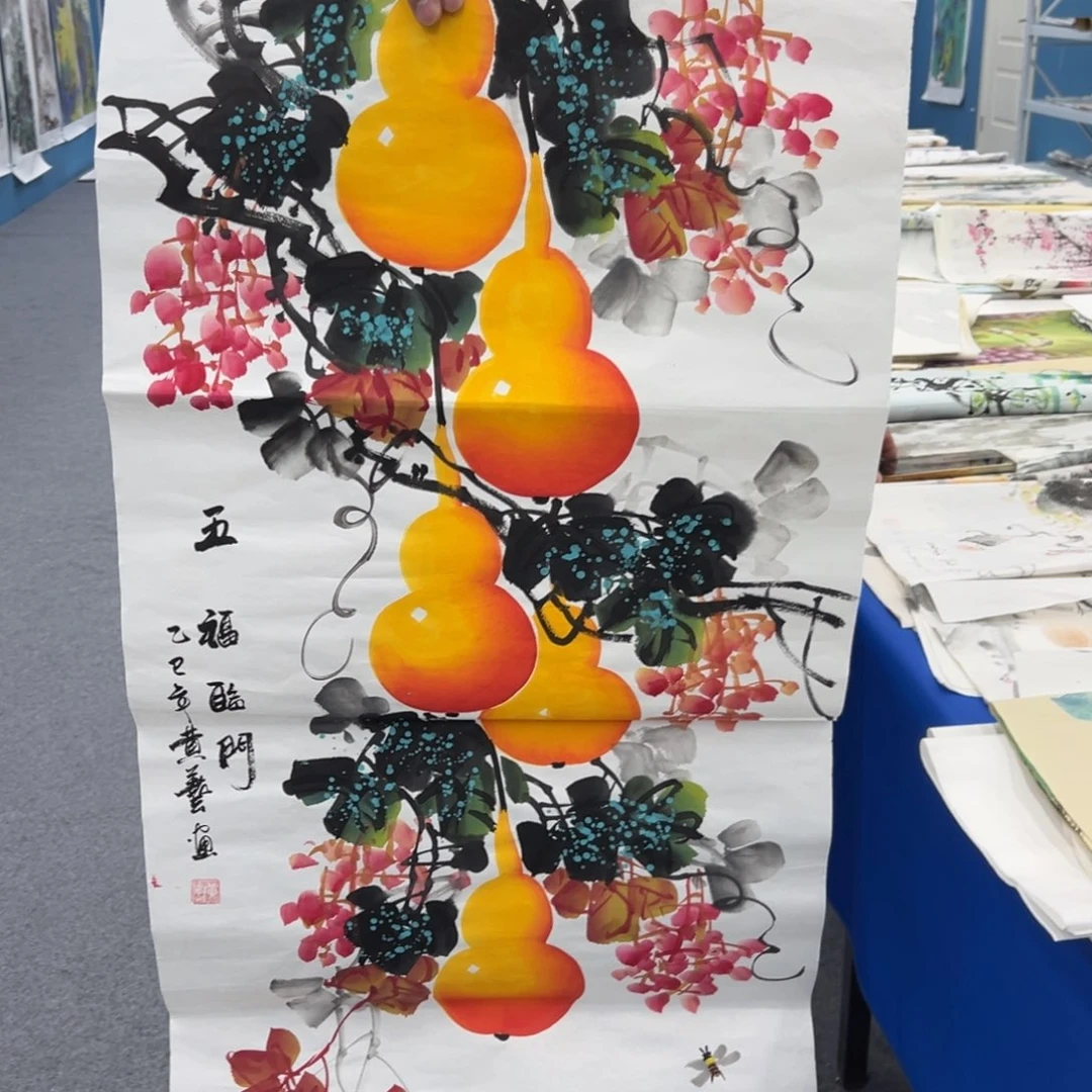 国画宣纸纯手绘字画