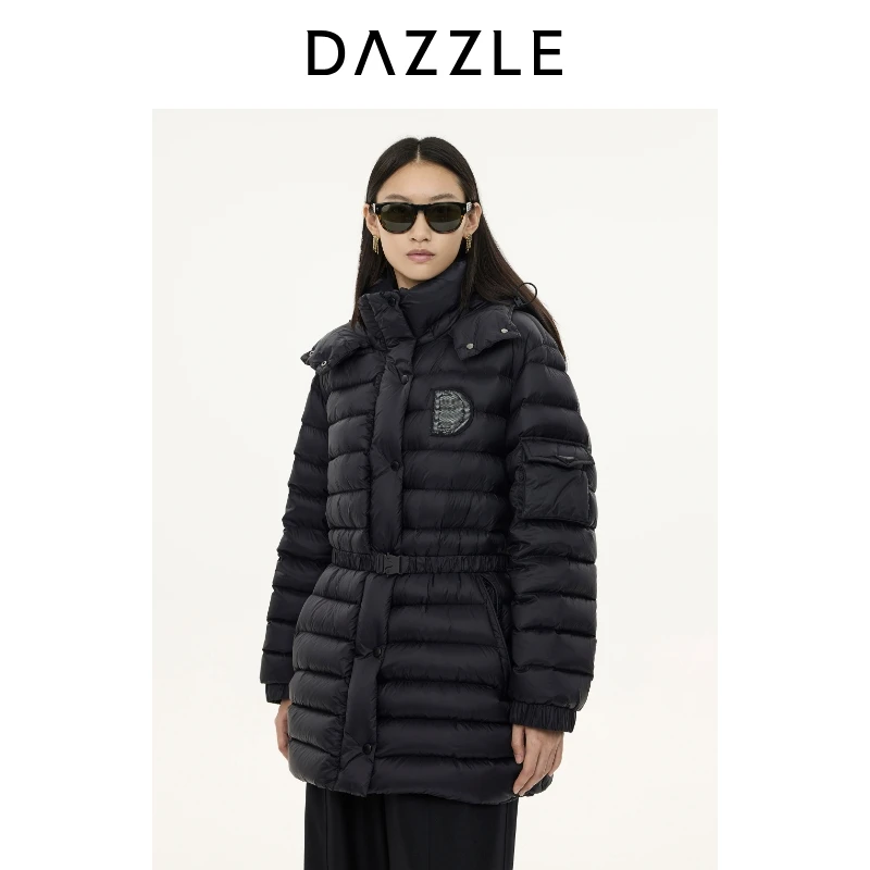 DAZZLE地素羽绒服中长羽绒服2I4K307