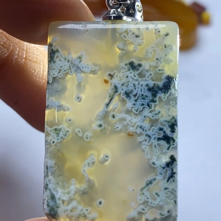 玛瑙/玉髓颈饰足银镀金镶嵌