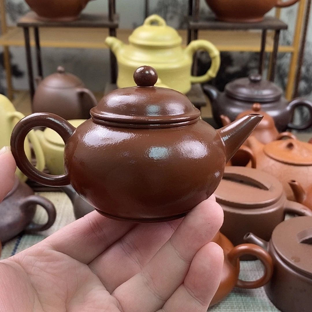 紫砂茶壶枫***～宜兴紫砂