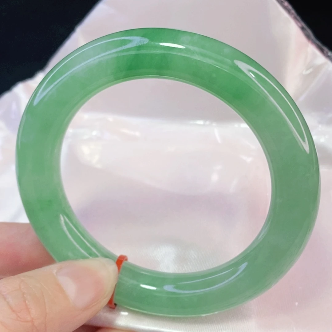 未镶嵌手镯翡翠54.5圆镯新货强推（20）