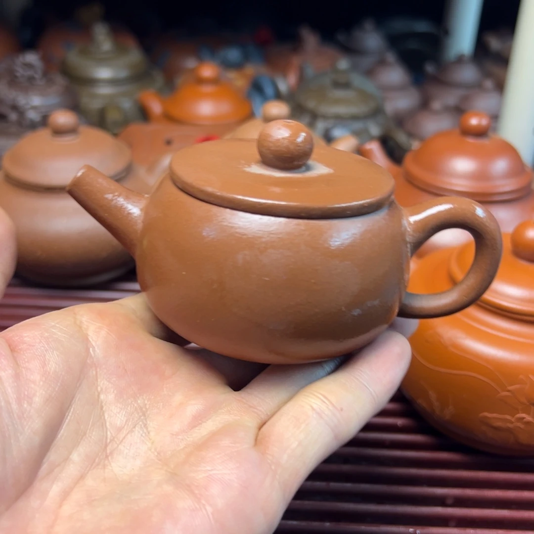 茶壶紫砂宜兴原矿紫砂壶 130毫升容量
