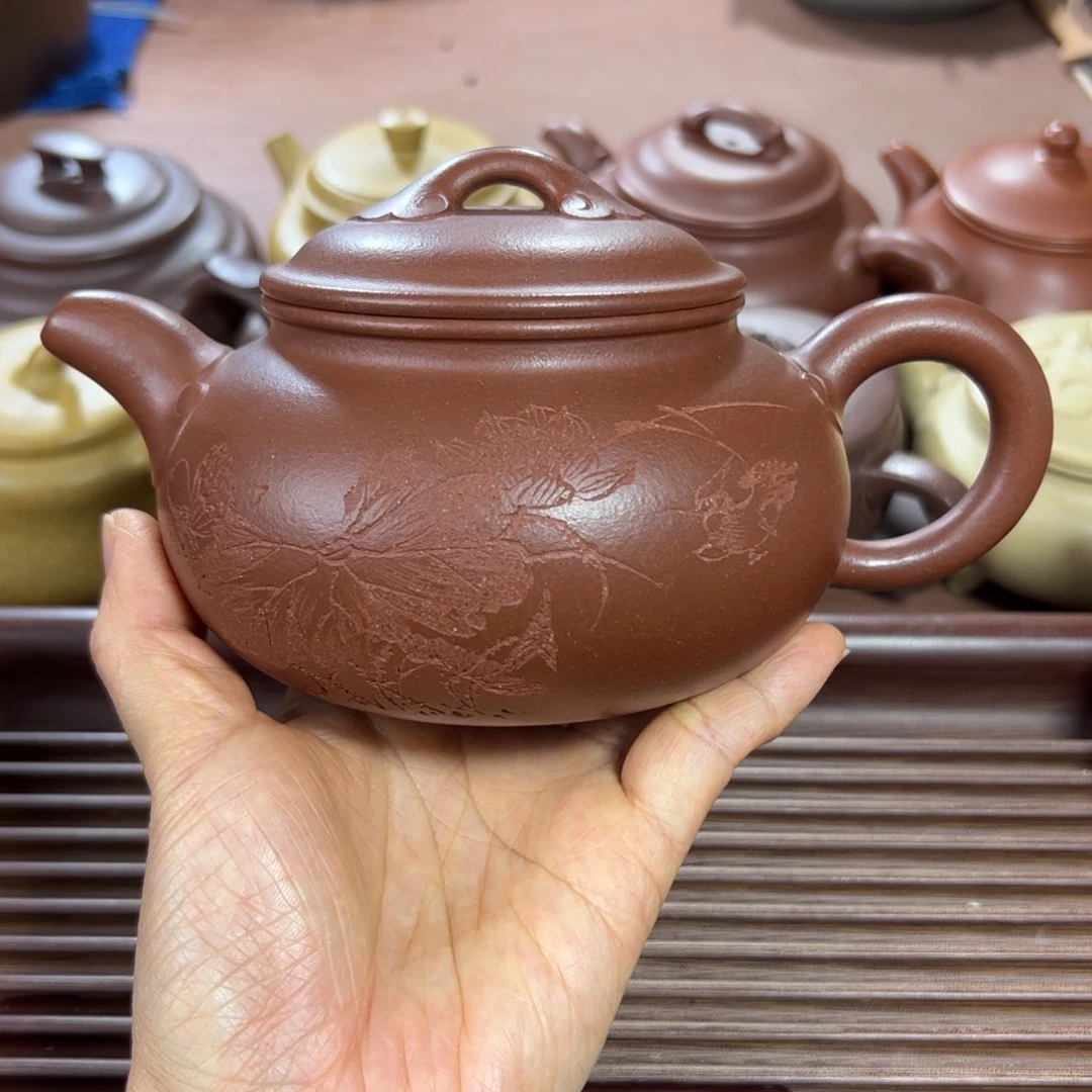 底槽青茶壶樱*释底槽清 仿古如意 400cc