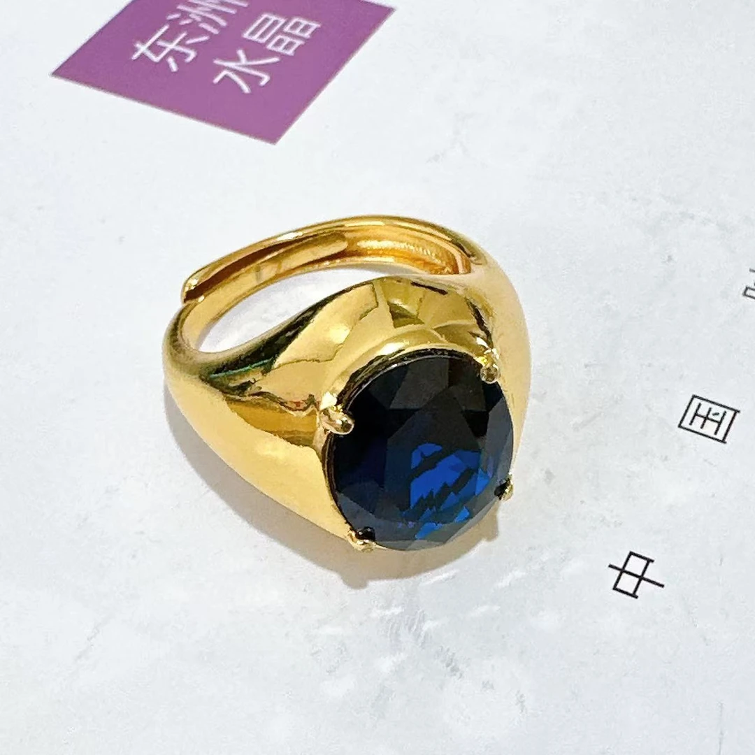 【清梧云初】蓝宝石戒指851