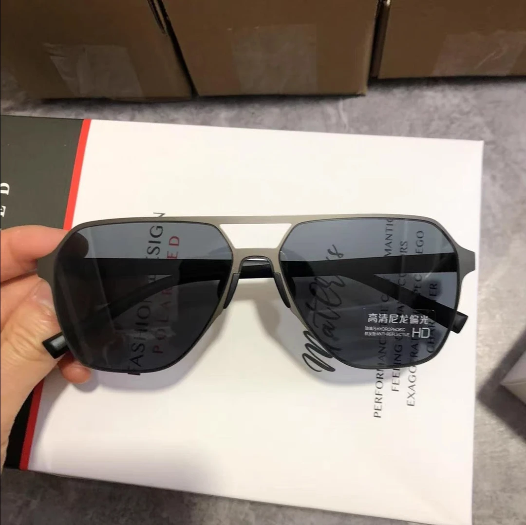 男士偏光太阳镜尼龙款式日夜两用适合开车钓鱼等户外活动墨镜高清