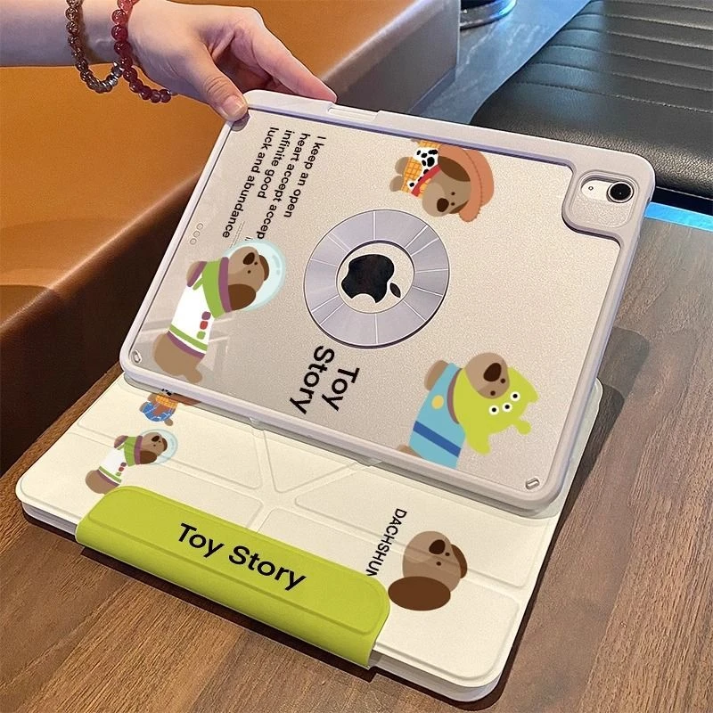 可爱腊肠适用苹果iPadA16 2025平板磁吸保护套iPad11笔槽iPad10壳