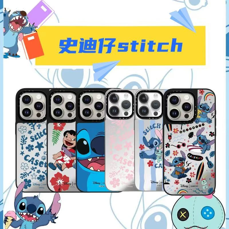 联名迪斯尼stitch史迪仔适用苹果iphone17promax/16pro防摔手机壳