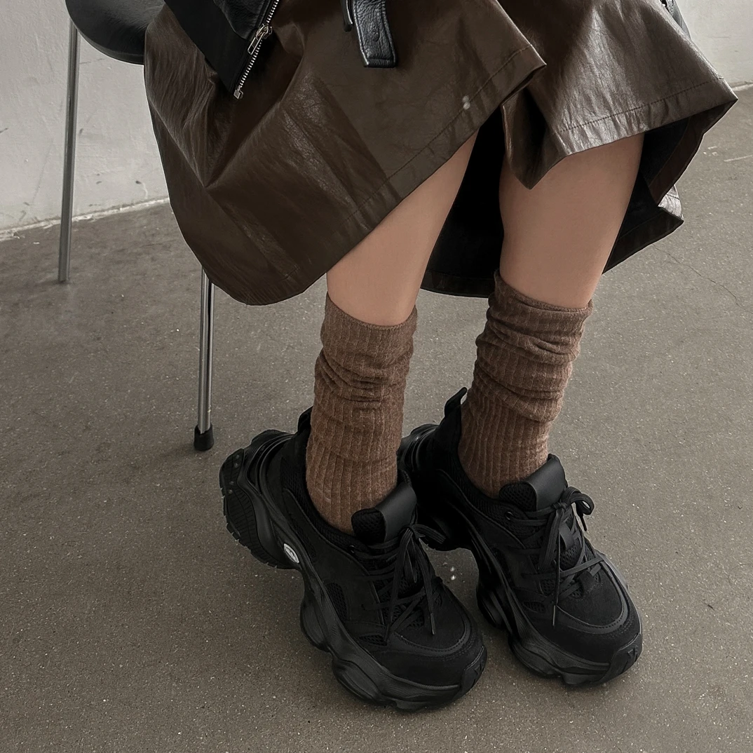 SGIRL【A799-28】厚底老爹鞋女2025秋季新款时尚网面透气休闲运动鞋