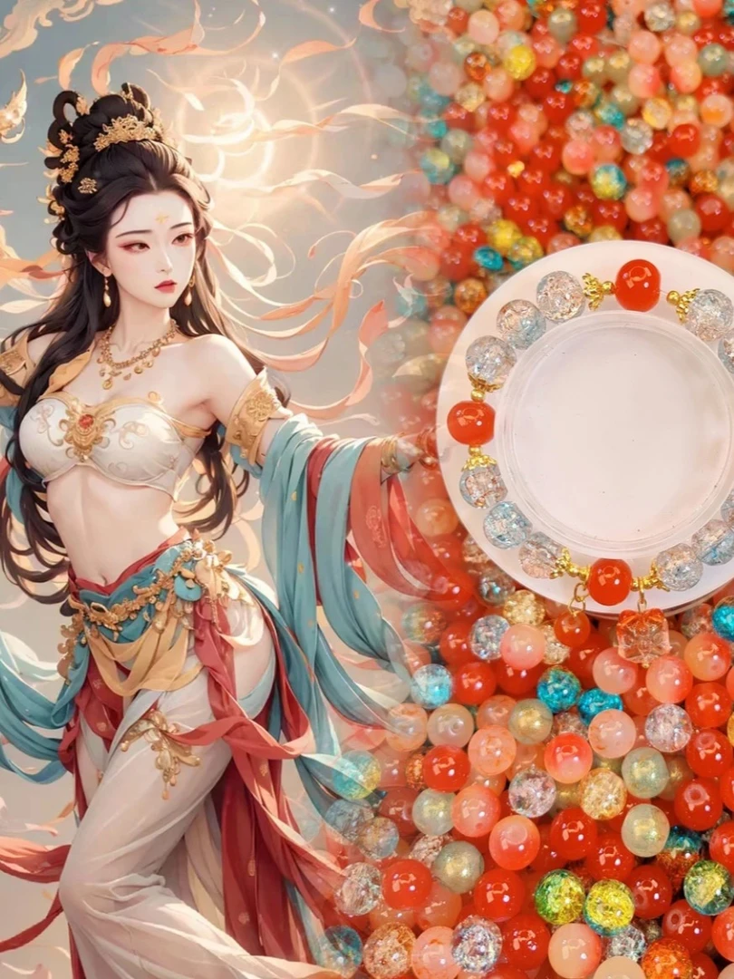 琉璃珠饰品DIY串珠时尚配件