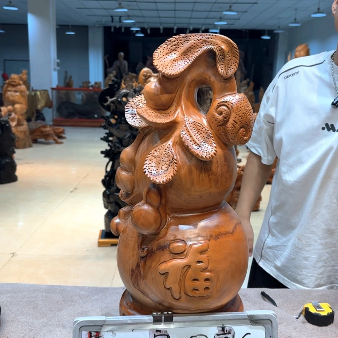 龙***人木工艺品摆件不包邮