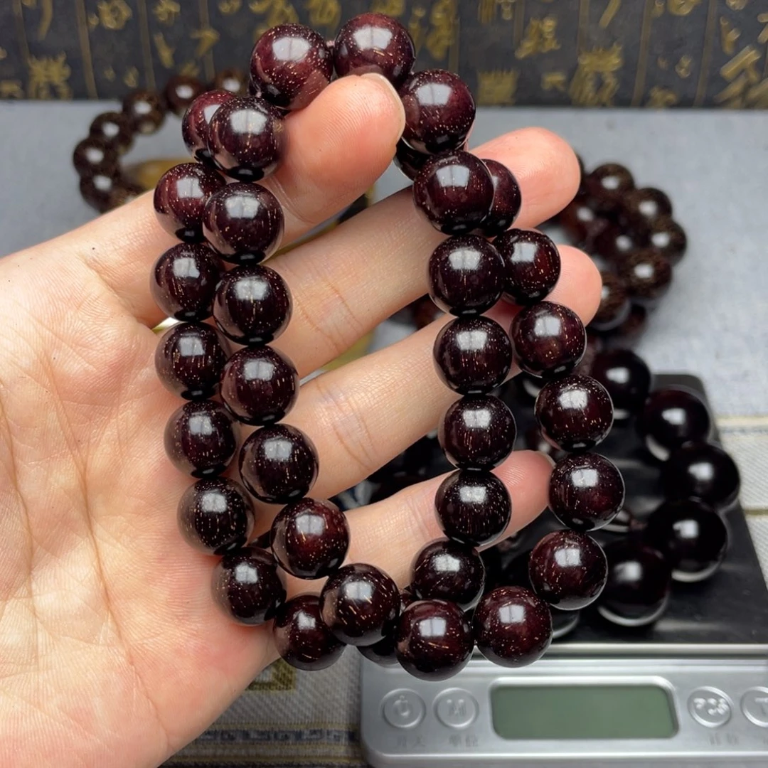 檀香紫檀（小叶紫檀）1.2 36颗 高油密 多金星