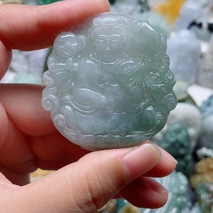吊坠(不含链)未镶嵌翡翠1