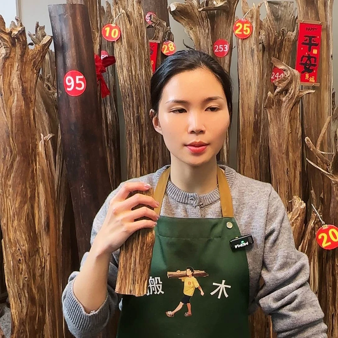 沉香摆件沉香原木工艺品摆件➕底座