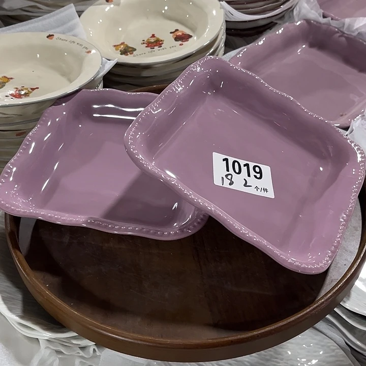瓷微瑕外贸餐具1019