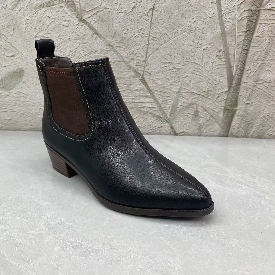 短靴女女靴子（羊皮）11193 绒（孤品）c区35/36/39 码