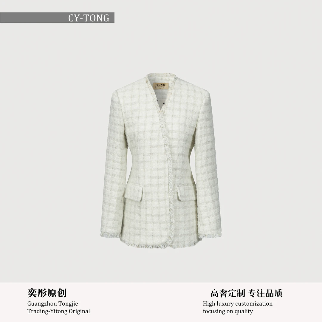 【彤姐原创】冬季设计师款时尚休闲女士气质西装外套W24D235